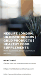 Mobile Screenshot of healthyfoodsupplements.co.uk